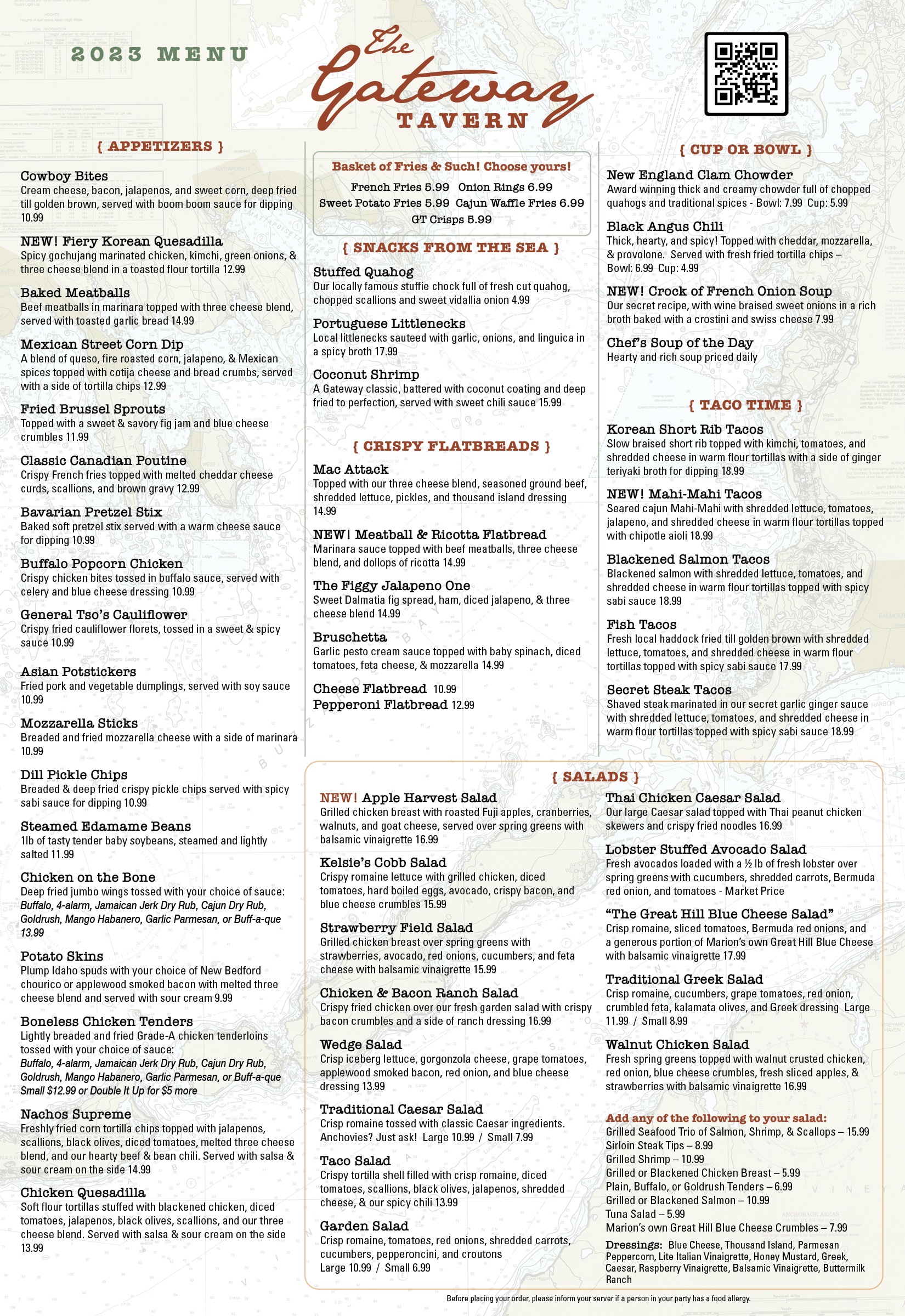 Menu - The Gateway Tavern